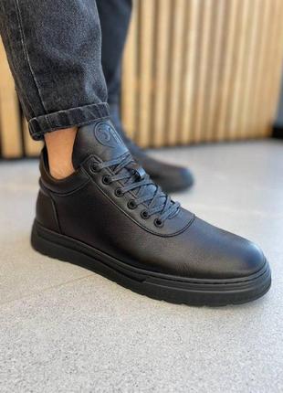 Мужские кожаные ботинки (7202з) 41 vzutik черный (2000002529743)3 фото