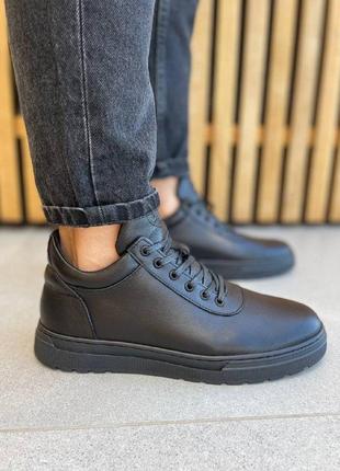 Мужские кожаные ботинки (7202з) 41 vzutik черный (2000002529743)2 фото