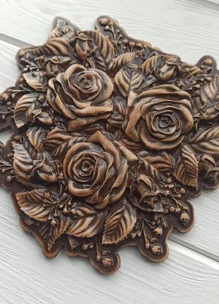 Барельєф: букет троянд (1620700)3 фото
