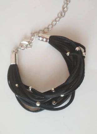 Кожаный браслет "labeads" 4