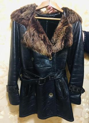 Дубльонка натуральна шкіряна( кожух, шуба, хутро, кожана,