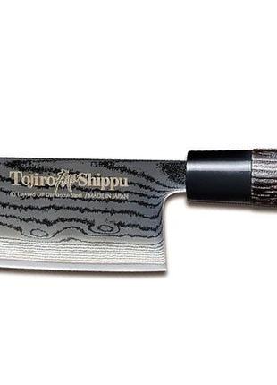 Кухонный нож накири 16,5 см tojiro черный (2000002794325)
