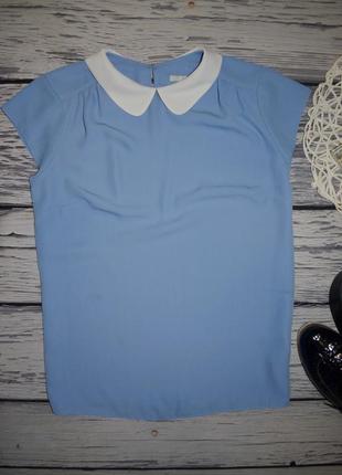 S фирменная классическая женская кофточка блузка блуза с воротничком4 фото