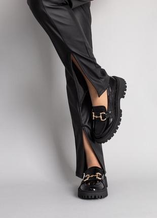 Женские кожаные туфли (7001-2) 36 vzutik черный (2000002255864)4 фото