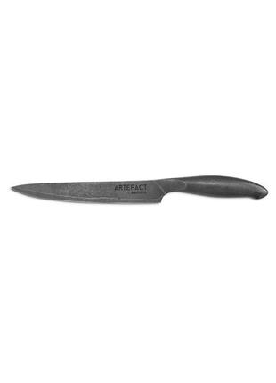 Кухонний ніж для тонкої нарізки 206 мм samura темно-сірий (2000002663898)