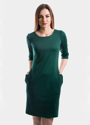 Платье зеленый (nls-31008-1-green)1 фото
