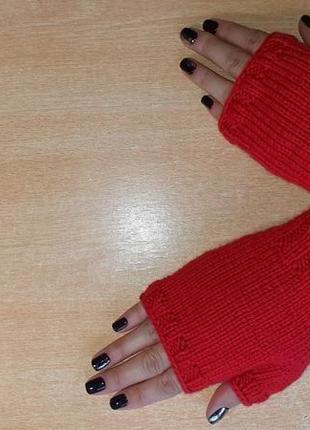 Мітенки рукавички стильні жіночі демісезон4 фото