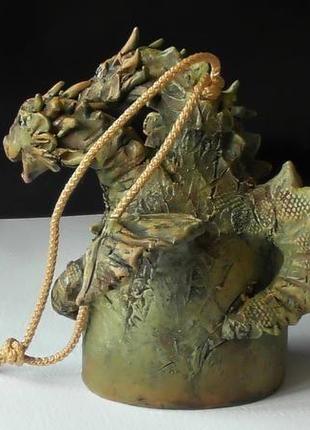 Колокольчик змей горыныч сувенир трёхглавый дракон4 фото
