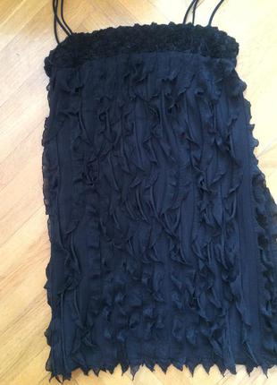 Чёрное нарядное платье zara2 фото
