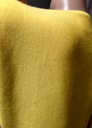 Желтый джемпер ,100% шерсть, рукав 3/4 р. 44/2xl, от madeleine4 фото