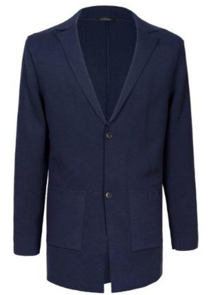 Кардиган , довгий светр темно синій arber