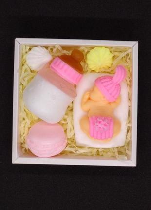 Сувенирное мыло, набор "для новорождённых"2 фото