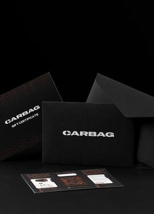 Подарочный сертификат на автомобильные аксессуары carbag на сумму 750 грн4 фото