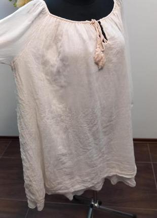 Бавовняна сукня вільного крою італія10 фото