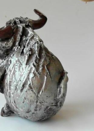 Фигурка быка керамика бычок сувенир 20213 фото