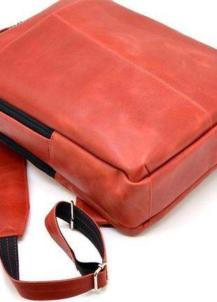 Жіночий шкіряний рюкзак міський rr-7280-3md tarwa6 фото