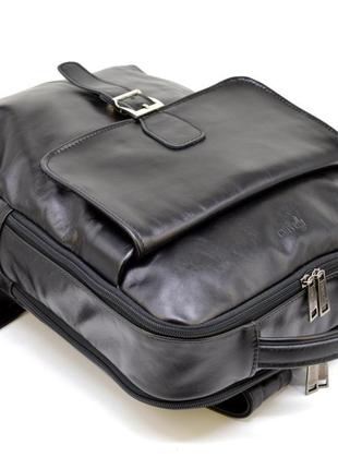 Чоловічий рюкзак з натуральної шкіри ga-7284-3md tarwa5 фото
