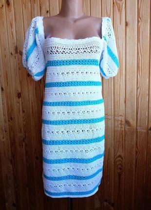 Платье вязаное крючком2 фото