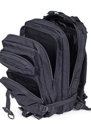 Тактичний комплект 2в1: військовий тактичний туристичний рюкзак 35 л, олива + рукавички без пальців6 фото
