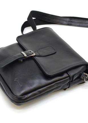 Крутая сумка-мессенжер через плечо из натуральной кожи tarwa 00237 фото