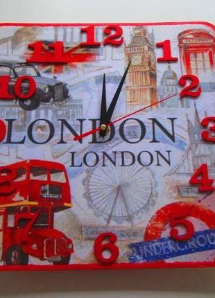 Настінні годинники 'london', подарунок,декор для дому2 фото