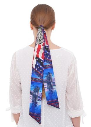 Твилли, шарфик-галстук,  дизайнерский шарф, шарф-лента my scarf2 фото