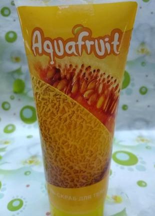 Гель - скраб для тіла .aquafruit диня 175мл1 фото