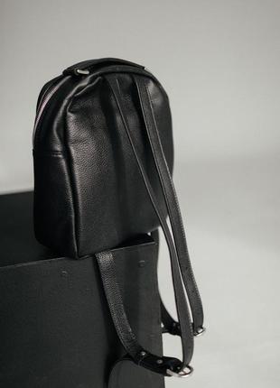 Городской кожаный рюкзак, мужской рюкзак из натуральной кожи5 фото