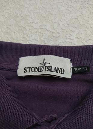 Оригінальне поло stone island slim fit2 фото