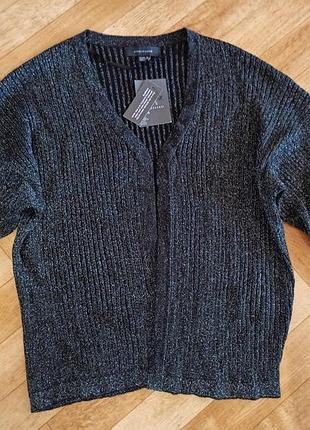 Кофта накидка без пуговиц