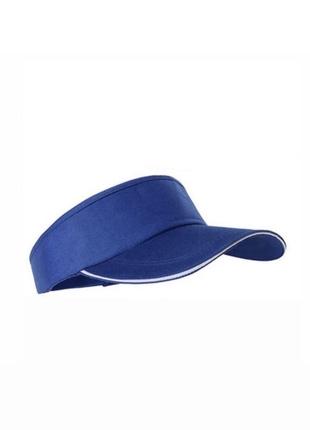 Новая кепка от солнца в синем цвете, унисекс козырёк для спорта