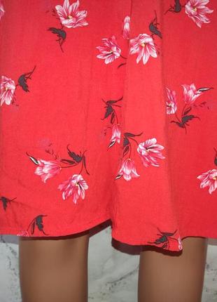 Жіночий літній довгий червоний сарафан, 446 фото