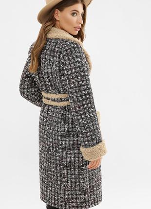 Пальто женское букле теплое зимнее стильное размеры 44-484 фото