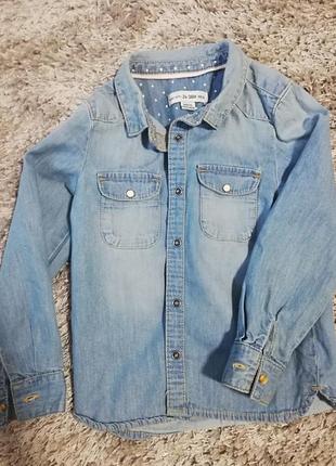 Джинсовая рубашка