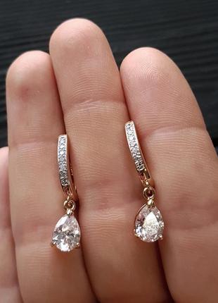 Комплект з натуральних перлів у позолоті з кристалами весільне намисто з перлів сережки і браслет6 фото