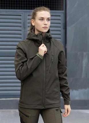 Куртка pobedov matrix жіноча хакі2 фото