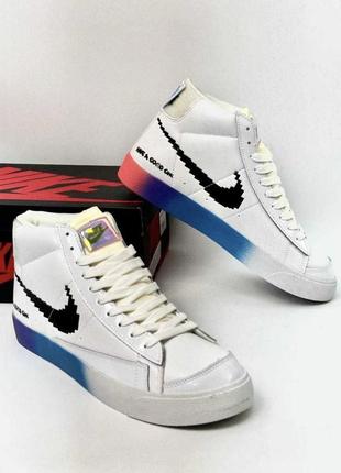 Стильные женские кроссовки nike blazer mid 77