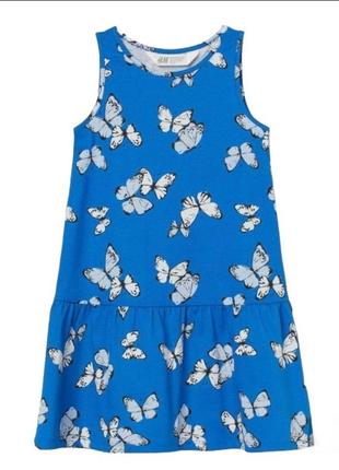 Летнее платье, сарафан на девочку h&m р.98/104, 122/128