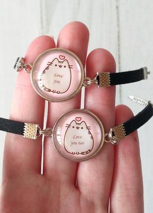 Парные браслеты пушины 2