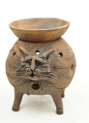 Аромалампа котик аромалампа для ефірних олій cat aroma lamp