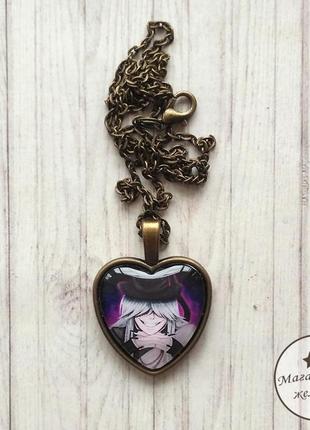 Кулон серце трунар з аніме темний дворецький4 фото