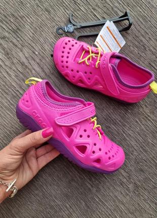 Мокасины  для пляжа, бассейна и повседневной носки crocs j2-33/34-20см