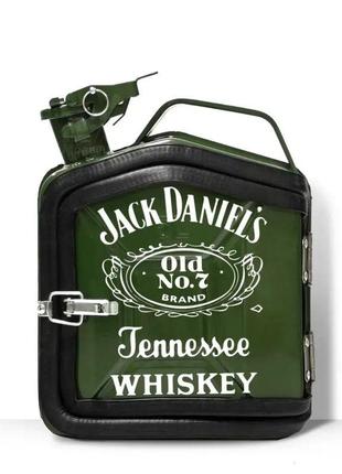 Каністра-бар оригінальний подарунок чоловікові на 5л. "jack daniels" чорний9 фото