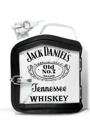 Каністра-бар оригінальний подарунок чоловікові на 5л. "jack daniels" чорний7 фото