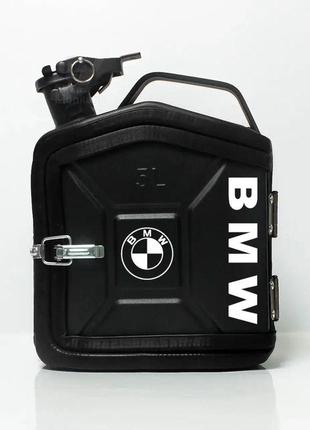 Канистра подарочный набор водителю для алкоголя на 5л. "bmw" желтый
