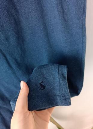 Платье платье-миди джинс синий хлопок футболка- сток новенький8 фото