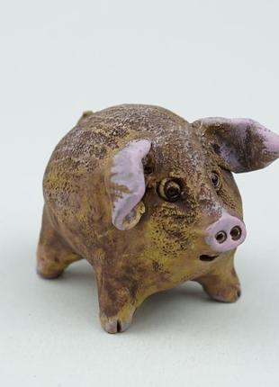 Статуэтка свинка сувенир для дома1 фото