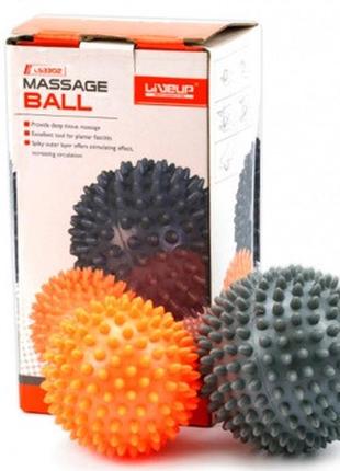 Набір масажних м'ячиків 2 шт liveup massage ball1 фото