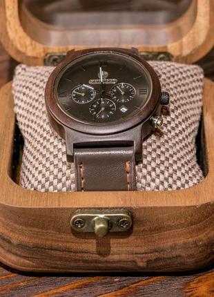 Цельная шкатулка для одних часов со стеклянной крышкой | eb-14.1.1