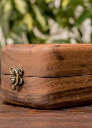 Цельная шкатулка для одних часов со стеклянной крышкой | eb-14.1.1